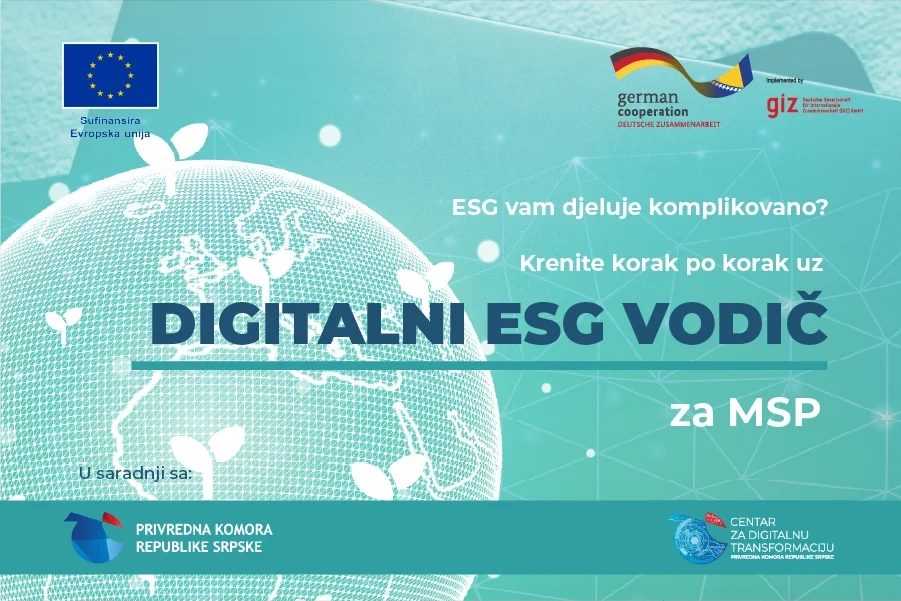 Digitalni ESG vodič za mala i srednja preduzeća - Privredna komora Republike Srpske