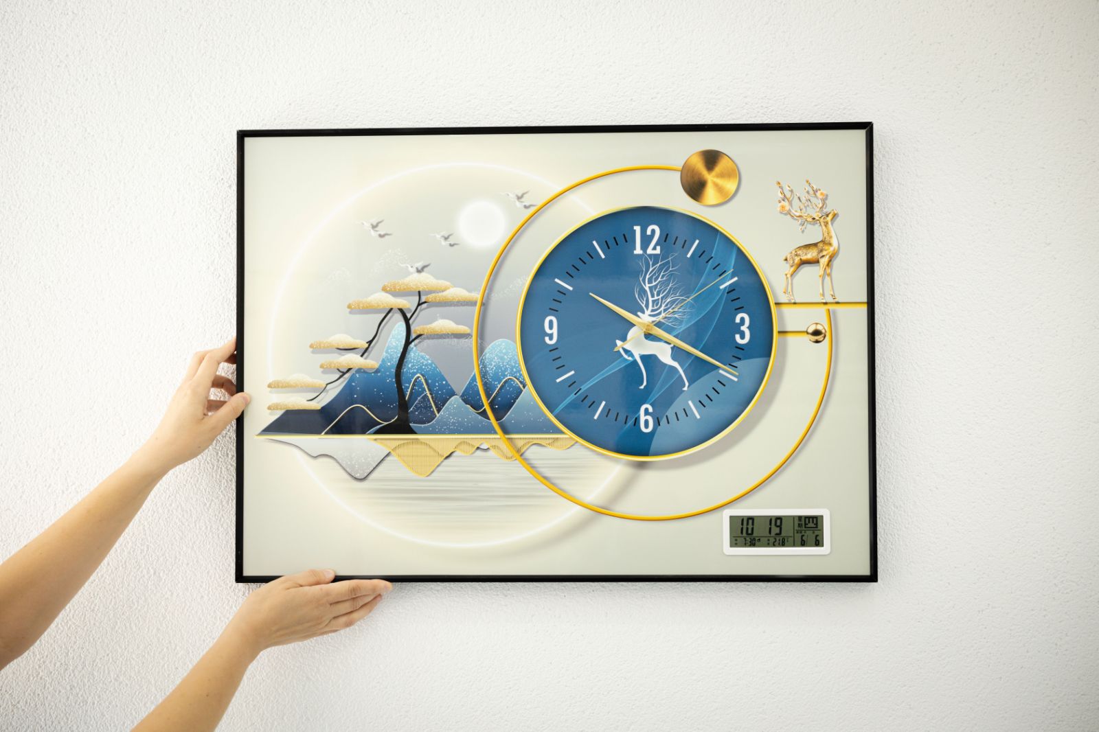 Zidni sat Blue Horizont 