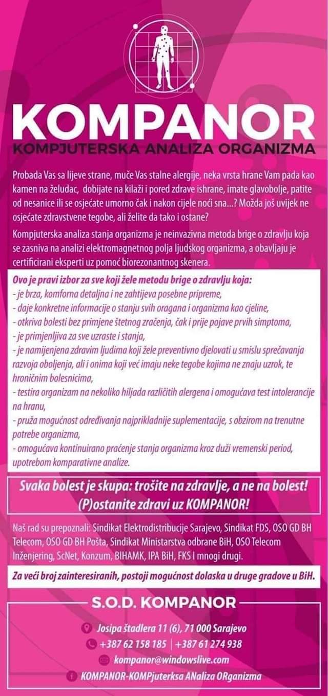 KOMPjuterska ANaliza ORganizma 