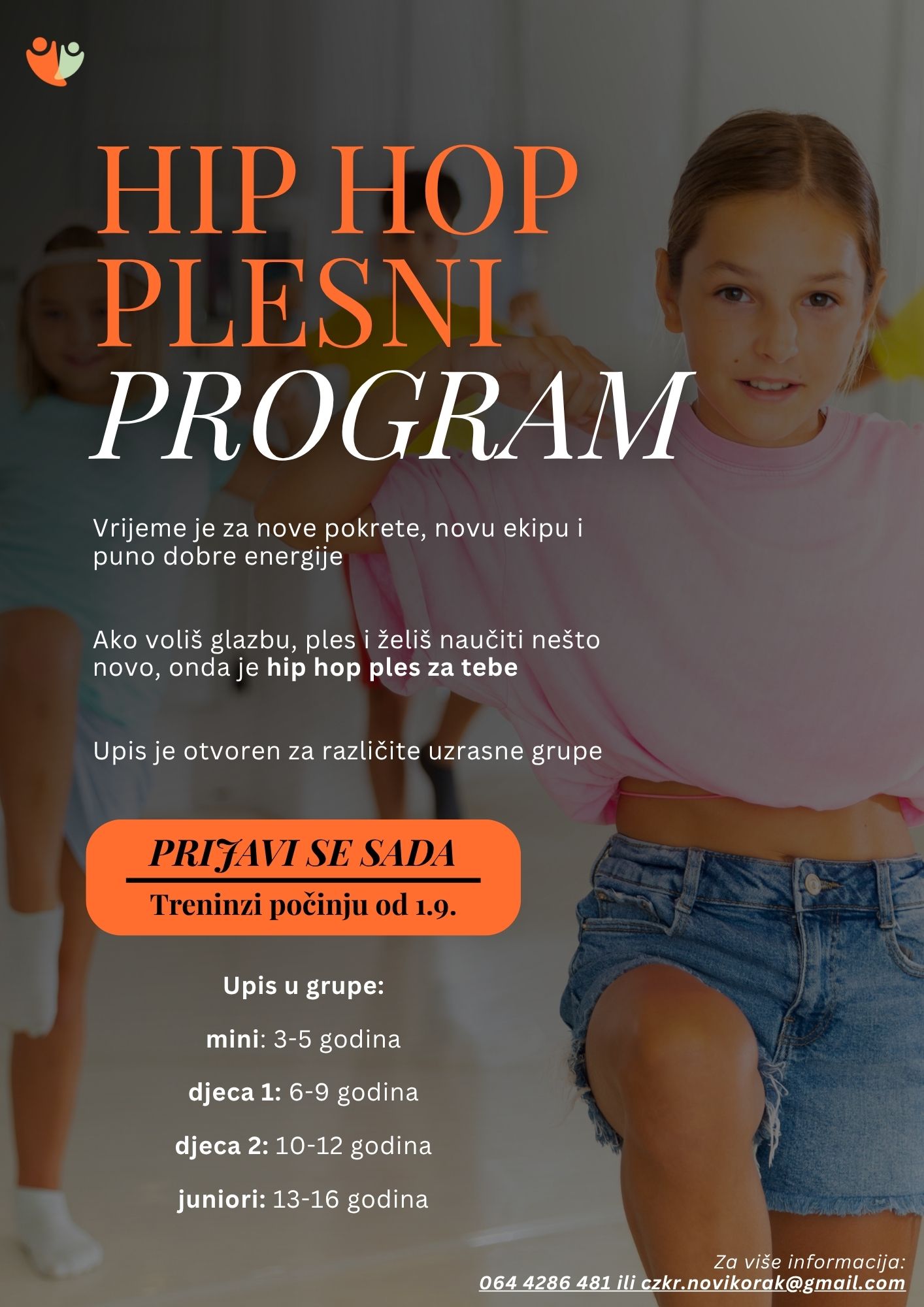 Hip hop ples za djecu i mlade